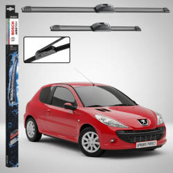 Bosch Ștergătoare Parbriz Peugeot 206+ 2009-2013 | Set Față 650mm + 400mm Aerotwin Retrofit AR653S | Bosch (AR653S-PEUGEOT206PLUS)