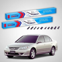 TeamCar Ștergătoare Honda Civic VII ES Sedan 4-Door 2001-2005 | Set Față Flat Premium - TeamCar® (TC-CIVICES530475FLP)