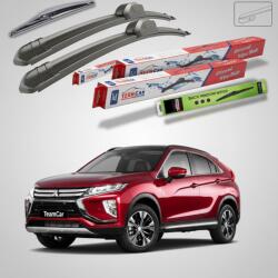 TeamCar Ștergătoare Mitsubishi Eclipse Cross (GK_, YA, YB) 2017-prezent | Set Față și Spate Flat - TeamCar® (TC-ECLCRSFS-FL)