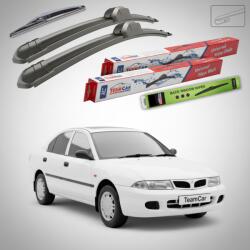 TeamCar Ștergătoare Mitsubishi Carisma Hatchback (DA_) 1995-2003 | Set Față și Spate Flat - TeamCar® (TC-CARISMAFS-FL)