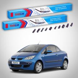 TeamCar Ștergătoare Mitsubishi Colt CZC Cabriolet (RG) 2006-2008 | Set Față Flat Premium - TeamCar® (TC-COLTCZC650FP)