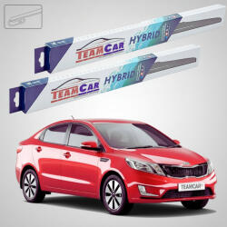 TeamCar Ștergătoare Kia Rio III UB Sedan 2011-2017 | Set Față Hibrid - TeamCar® (TC-RIOIIISD-6540HB)