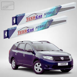 TeamCar Ștergătoare Dacia Logan II MCV Break 2013-2015 | Set Față Hibrid - TeamCar® (TC-LOGA2MH-5550HB)