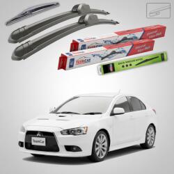 TeamCar Stergatoare Mitsubishi Galant Fortis Sportback (CX_A) 2008-2009 | Set Fata si Spate Flat - TeamCar (TC-GFTSBFS-FL)