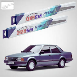 TeamCar Ștergătoare Ford Orion Mk1 Sedan 1983-1986 | Set Față Hibrid - TeamCar® (TC-ORIONMK1450450HB)