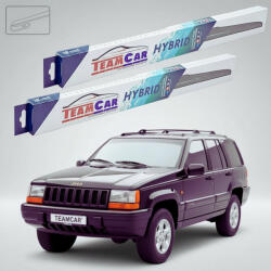 TeamCar Ștergătoare Jeep Grand Cherokee ZJ 1991-1999 | Set Față Hibrid - TeamCar® (TC-JEEPZJ-500500HB)
