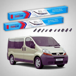 TeamCar Ștergătoare Renault Trafic II Van 2001-2014 | Set Față Flat Premium - TeamCar® (TC-TRAF2-6053FLP)