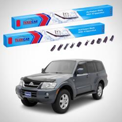 TeamCar Ștergătoare Mitsubishi Montero, Pajero III (V60, V70) 2000-2006 | Set Față Flat Premium - TeamCar® (TC-PAJERO3-500FLP)