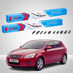 TeamCar Ștergătoare Kia Ceed I ED 2006-2009 | Set Față Flat Premium - TeamCar® (TC-CEED1-600450FLP)