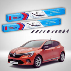 TeamCar Ștergătoare Renault Clio V Hatchback 2019-prezent | Set Față Flat Premium - TeamCar® (TC-CLIO5-7030FP)