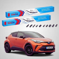 TeamCar Ștergătoare Toyota C-HR SUV 2016-prezent | Set Față Flat Premium - TeamCar® (TC-CHRSUV-6440FLP)