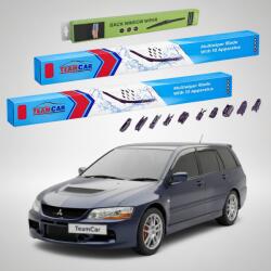 TeamCar Stergatoare Mitsubishi Lancer Wagon Gen VII (CS_W/CT_W) EVO IX Wagon 2003-2008 | Set Fata si Spate Flat Premium - TeamCar (TC-LANCW7FSFP)