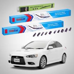 TeamCar Stergatoare Mitsubishi Galant Fortis Sportback (CX_A) 2008-2009 | Set Fata si Spate Flat Premium - TeamCar (TC-GFTSBFSFP)
