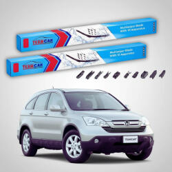 TeamCar Ștergătoare Honda CR-V III RE SUV 2007-2012 | Set Față Flat Premium - TeamCar® (TC-CRV3RE650425FLP)