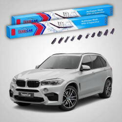 TeamCar Ștergătoare BMW X5 M (F85) 2013-2018 | Set Față Flat Premium - TeamCar® (TC-X5MF85-6050FLP)