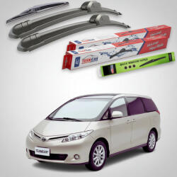 TeamCar Ștergătoare Toyota Previa XR50 Estima III 2006-prezent | Set Față și Spate Flat - TeamCar® (TC-PREVXR50-704530FL)