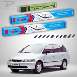TeamCar Ștergătoare Honda Shuttle Gen I (RA1/RA3) MPV 1994-2001 | Set Față și Spate Flat Premium - TeamCar® (TC-SHU1M550550375FLP)