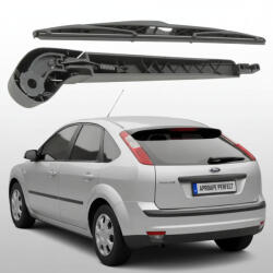 MAMMOOTH Braț și Lamelă Ștergător Spate Ford Focus II Hatchback (2004-2011) - 350mm, Set Complet cu Capac Mammooth MMT RAW 053 (MMT-RAW053-FORDFOCUS2HB)