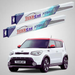TeamCar Ștergătoare Kia Soul II PS Hatchback 2014-2018 | Set Față Hibrid - TeamCar® (TC-SOULII-6050HB)