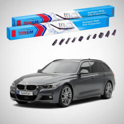 TeamCar Ștergătoare BMW Seria 3 Touring (F31) 2012-2019 | Set Față Flat Premium - 61 61 2 241 357 (TC-F31-600475FLP)