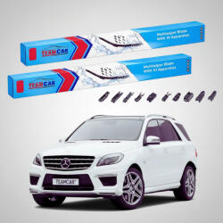 TeamCar Ștergătoare Mercedes-Benz Clasa M W166 2011 | Set Față Flat - TeamCar® (TC-MERCEDESEW166650575FU)