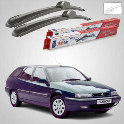 TeamCar Ștergătoare Citroën Xantia Break X2 Facelift Estate 1999-2001 | Set Față Flat - TeamCar® (TC-XANTBX2B-600500FL)