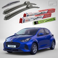 TeamCar Stergatoare Mazda 2 Hybrid XP210 Facelift 2024-2026 Set Fata si Spate Flat TeamCar (TC-MZ2HYB24FSP)