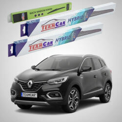TeamCar Ștergătoare Renault Kadjar I SUV 2017-prezent | Set Față și Spate Hibrid - TeamCar® (TC-KADJ1B-654525HB)