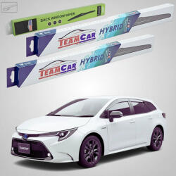TeamCar Ștergătoare Toyota Corolla E21 Touring Sports 2019-prezent | Set Față și Spate Hibrid - TeamCar® (TC-COR21TS-70SHB)