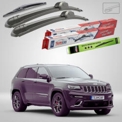 TeamCar Ștergătoare Jeep Grand Cherokee WK2 2013-prezent | Set Față și Spate Flat - TeamCar® (TC-JGC13-550300FL)