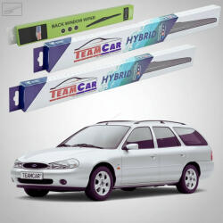 TeamCar Ștergătoare Ford Mondeo Mk2 Estate 1996-2000 | Set Față și Spate Hibrid - TeamCar® (TC-MONDEOMK2EST530500340HB)