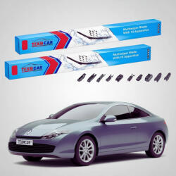 TeamCar Ștergătoare Renault Laguna III Coupe 2008-2016 | Set Față Flat Premium - TeamCar® (TC-LAGU3C-6540FLP)