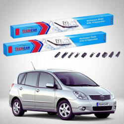 TeamCar Ștergătoare Toyota Corolla Verso E12 MPV 2002-2004 | Set Față Flat Premium - TeamCar® (TC-CORVE12-6540FLP)