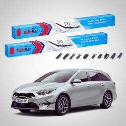 TeamCar Ștergătoare Kia Ceed III SW CD 2018-prezent | Set Față Flat Premium - TeamCar® (TC-CEED3SW-6540FLP)
