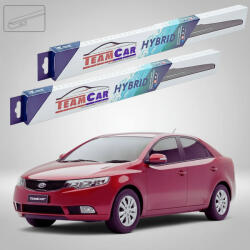 TeamCar Ștergătoare Kia Cerato II TD Sedan 2008-2014 | Set Față Hibrid - TeamCar® (TC-CERATOII-65HB)