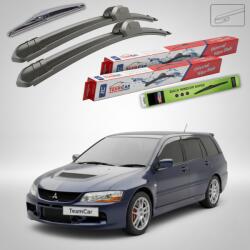 TeamCar Stergatoare Mitsubishi Lancer Wagon Gen VII (CS_W/CT_W) EVO IX Wagon 2003-2008 | Set Fata si Spate Flat - TeamCar (TC-LANCW7FS-FL)