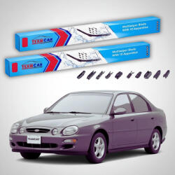 TeamCar Ștergătoare Kia Mentor II FX Sedan 2001-2004 | Set Față Flat Premium - TeamCar® (TC-MENTORII-5348FLP)