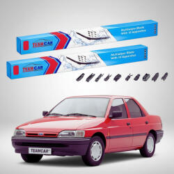 TeamCar Ștergătoare Ford Orion Mk3 Sedan 1990-1993 | Set Față Flat Premium - TeamCar® (TC-ORIONMK3500500FP)