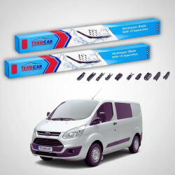 TeamCar Ștergătoare Ford Transit Custom Gen I V362 Van 1-Door 2012-prezent | Set Față Flat Premium - TeamCar® (TC-TCUSTOMG1V362750700FLP)