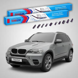 TeamCar Ștergătoare BMW X5 M (E70) 2006-2011 | Set Față Flat Premium - TeamCar® (TC-X5ME70-6060FLP)
