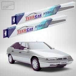 TeamCar Ștergătoare Citroën XM Y4 Hatchback 1994-2000 | Set Față Hibrid - TeamCar® (TC-XMY4-550550HB)
