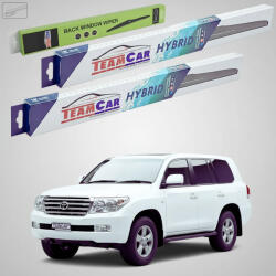 TeamCar Ștergătoare Toyota Land Cruiser 200 J2 2008-2021 | Set Față și Spate Hibrid - TeamCar® (TC-LC200J2-605530HB)