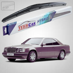 TeamCar Ștergătoare Mercedes-Benz Clasa E Coupé C124 1993-1998 | Set Față Hibrid - TeamCar® (TC-MERCEDESEC124600H)