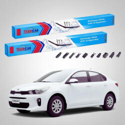 TeamCar Ștergătoare Kia Rio IV YB Sedan 2017-prezent | Set Față Flat Premium - TeamCar® (TC-RIOIVSD-6540FLP)