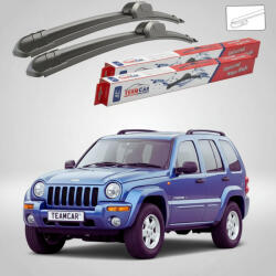TeamCar Ștergătoare Jeep Cherokee KJ 2001-2007 | Set Față Flat - TeamCar® (TC-JEEPKJ-475475FL)