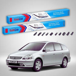 TeamCar Ștergătoare Honda Stream Gen I (RN1/RN2/RN3/RN4) MPV 2001-2006 | Set Față Flat Premium - TeamCar® (TC-STR1M600350FLP)