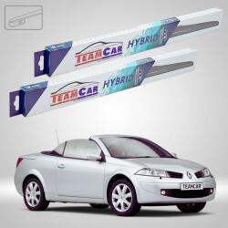 TeamCar Ștergătoare Renault Megane II Cabriolet 2003-2006 | Set Față Hibrid - TeamCar® (TC-MEGA2CB-6045HB)