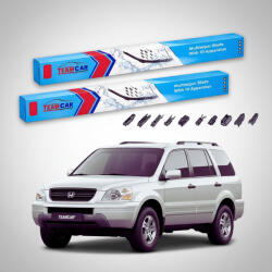 TeamCar Ștergătoare Honda MR-V I SUV 2003-prezent | Set Față Flat Premium - TeamCar® (TC-MRV600500FLP)
