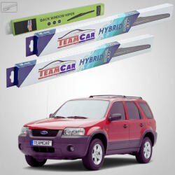 TeamCar Ștergătoare Ford Maverick Gen II SUV 2000-2007 | Set Față și Spate Hibrid - TeamCar® (TC-MAVGENII475475280HB3)