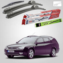 TeamCar Ștergătoare Ford Mondeo Mk3 Estate 2000-2007 | Set Față și Spate Flat - TeamCar® (TC-MONDEOMK3EST550500280FL)